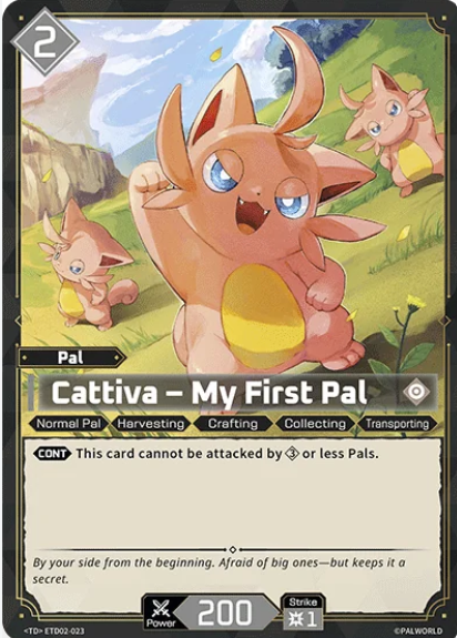 Palworld TCG card